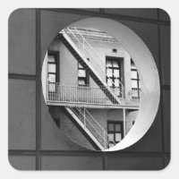 Architecture Circle & Lines Black and White Photo