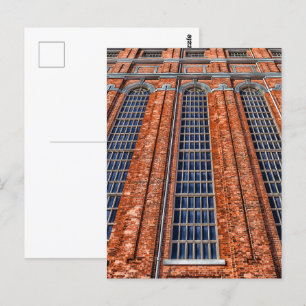 Architecture detail of the Central Tejo in Lisbon Postcard