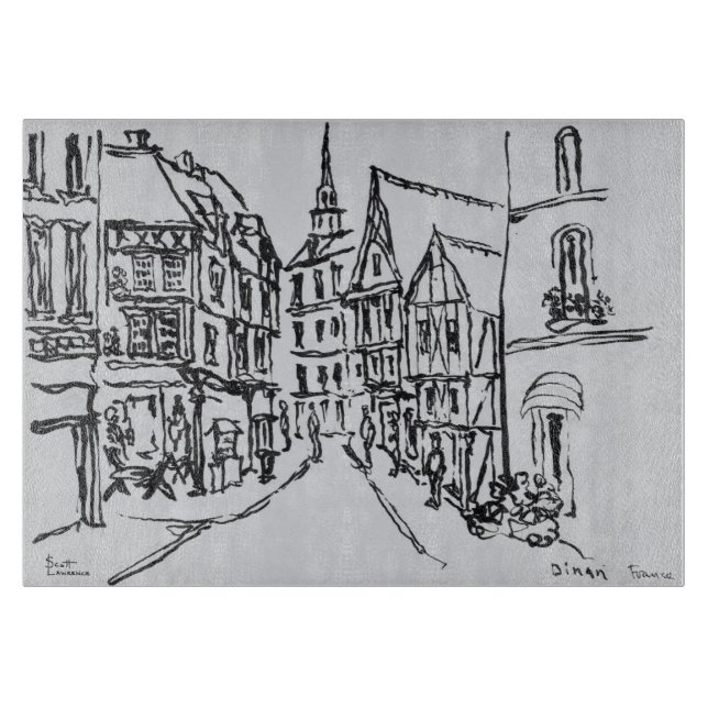 Architecture | Dinan, Brittany, France Cutting Board (Front)