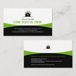Architecture   Eco Home Architect Business Card