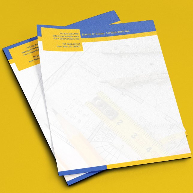 Architecture Engineering Letterhead Template (Creator Uploaded)