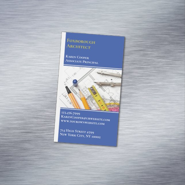 Architecture Engineering Magnetic Business Card (In Situ)