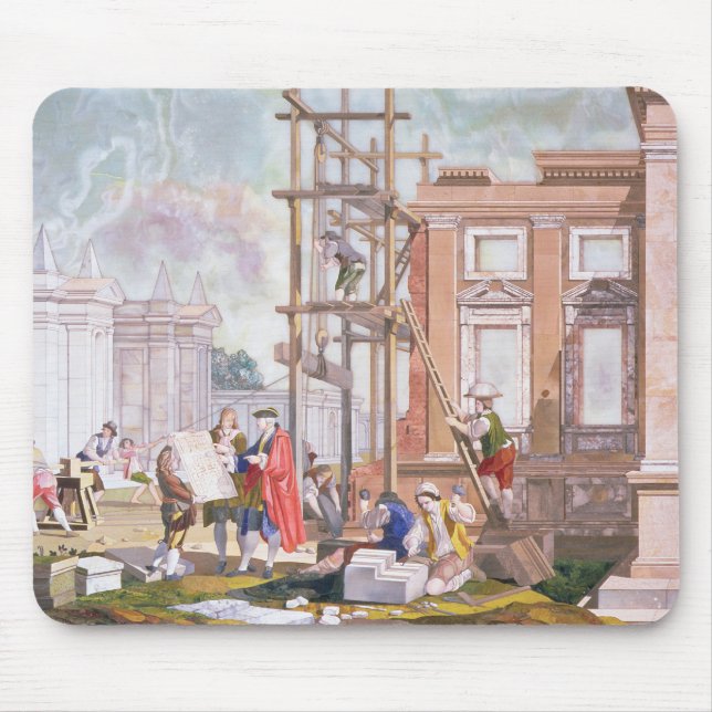 Architecture, from a series of four illustrating t mouse mat (Front)