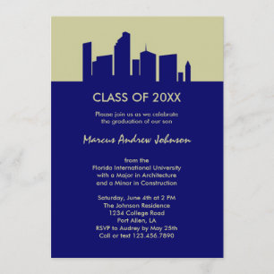 Architecture Graduation Invitation