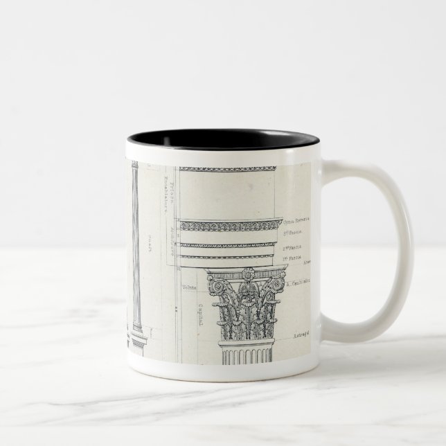 Architecture I: Orders of Architecture Two-Tone Coffee Mug (Right)