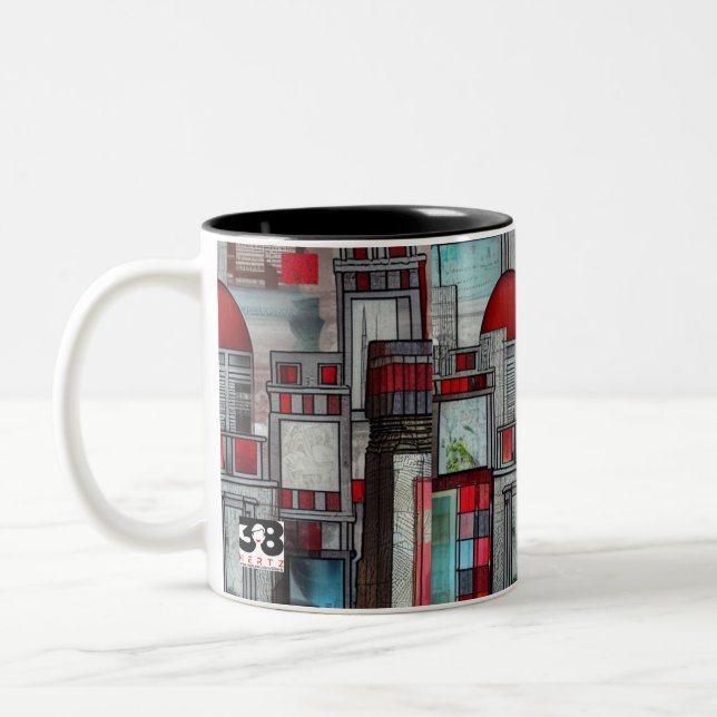 Architecture Impressions Two-Tone Coffee Mug (Left)