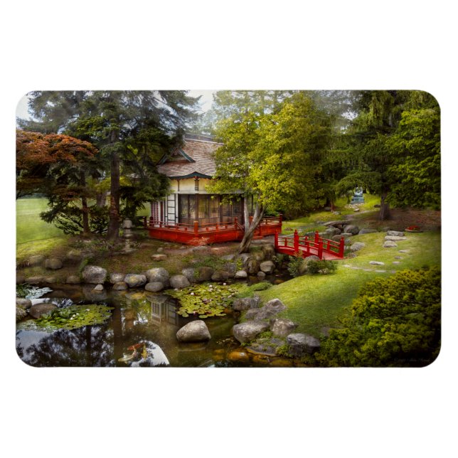Architecture - Japan - Tranquil moments Magnet (Horizontal)