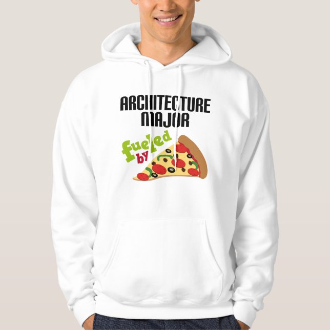 Architecture Major Gift (Pizza) Hoodie (Front)