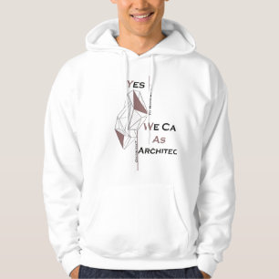 architecture, modern design, geometric art, black hoodie