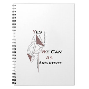 architecture, modern design, geometric art, black notebook