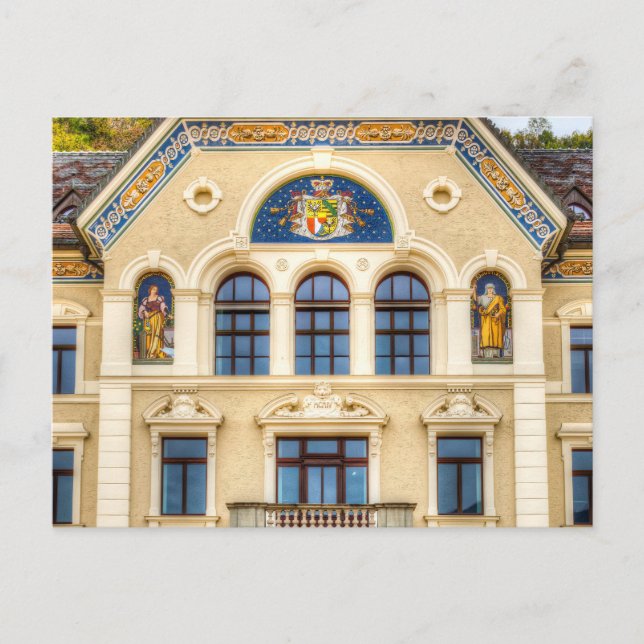 Architecture of Liechtenstein  Holiday Postcard (Front)