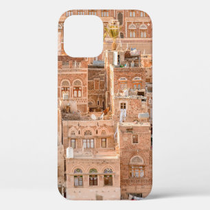 Architecture of the Old Town of Sana'a, Yemen. UNE iPhone 12 Case