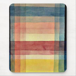 Architecture of the Plain, abstract art, Paul Klee Mouse Mat