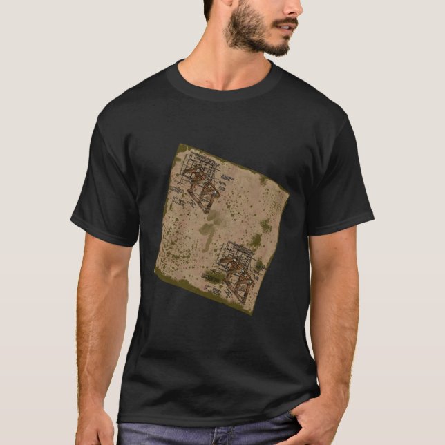Architecture on a Vintage Background T-Shirt (Front)