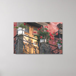 Architecture on the streets of San Miguel de Canvas Print