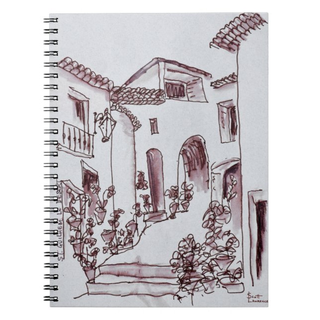 Architecture | Saint-Guilhem-Le-Desert, France Notebook (Front)