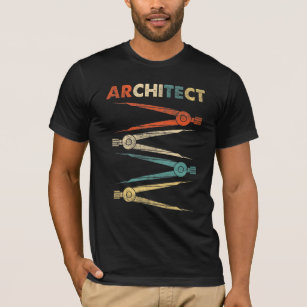 Architecture Student Construction Retro Architect T-Shirt