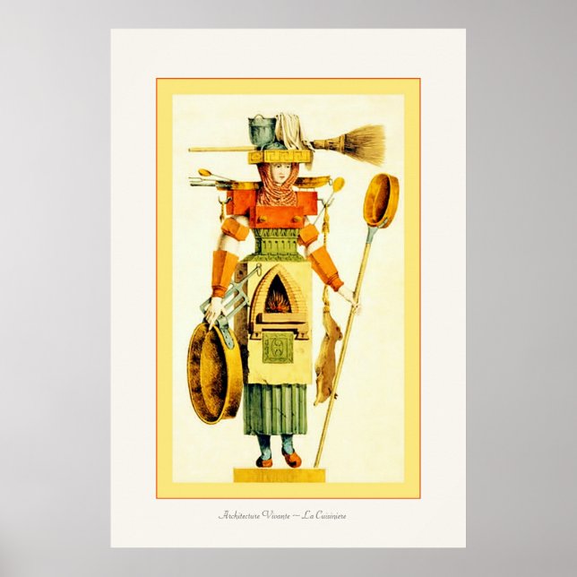 Architecture Vivante ~ La Cuisiniere Poster (Front)