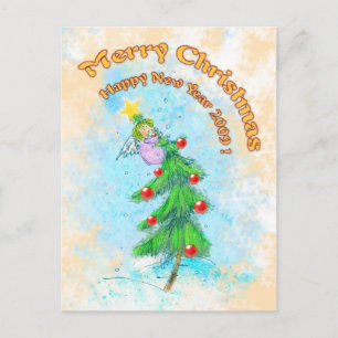 (archival) Merry Christmas! - Postcard