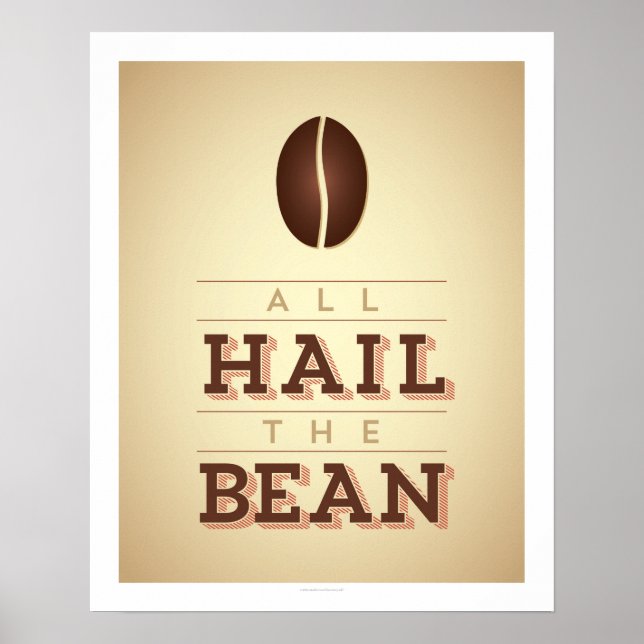 Archival Paper - All Hail The Bean Art Print (Front)