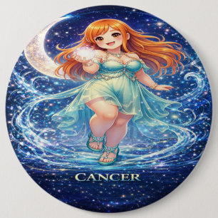 Archive Galaxy: Cancer Moon Guardian 6 Cm Round Badge