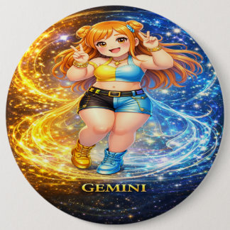 Archive Galaxy: Gemini Vocal Twins 6 Cm Round Badge