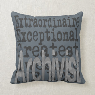 Archivist Extraordinaire Cushion