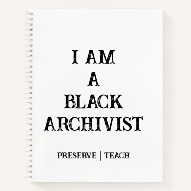 Archivist Field Notes Spiral Notebook (Front)