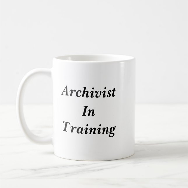 Archivist in Training Mug (Left)