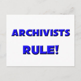 Archivists Rule! Postcard