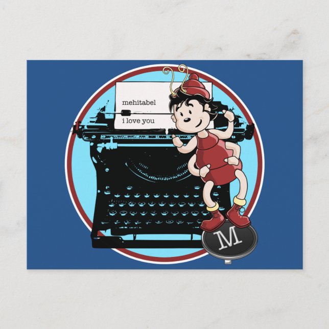 Archy Loves Mehitabel Postcard (Front)