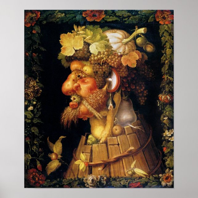 Arcimboldo Autumn Poster (Front)