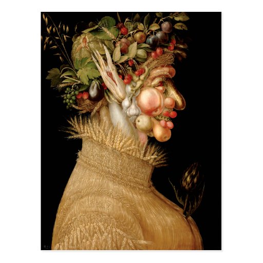 Image of Arcimboldo Summer Postcard