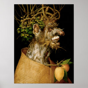 Arcimboldo Winter Poster