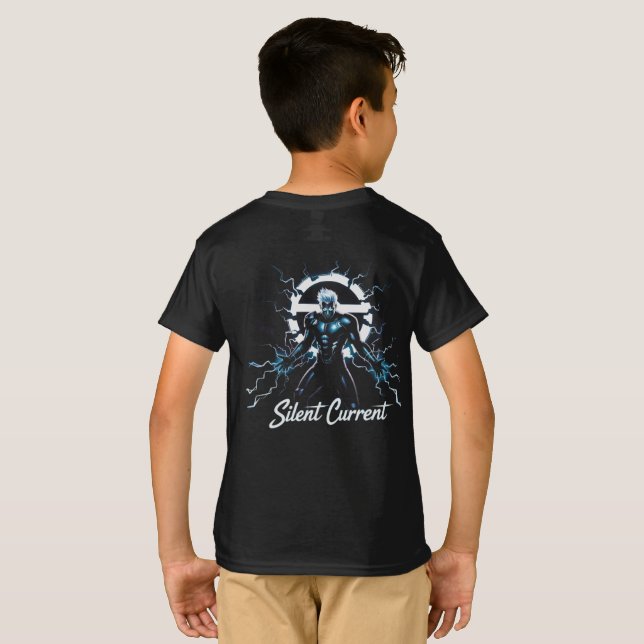 ARCNITE Silent Current – Futuristic  T-Shirt (Back Full)