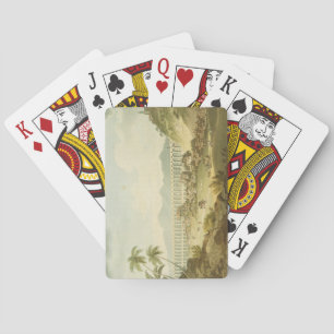 Arcos de Carioco, or Grand Aqueduct in Rio de Jane Playing Cards