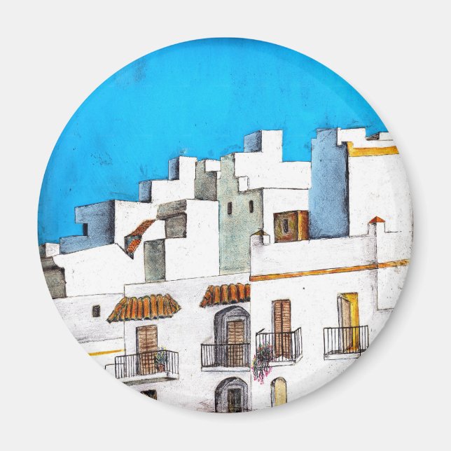 Arcos de la Frontera Spain Magnet (Front)