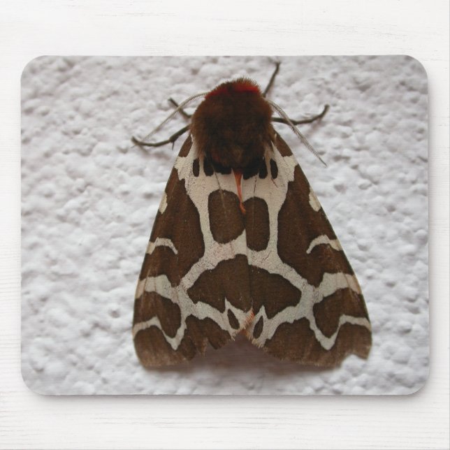 Arctia caja mouse mat (Front)