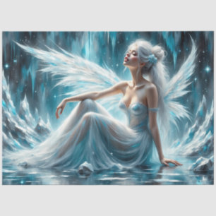 Arctic Angel Ice Fairy Gothic Winter Decoupage  Tissue Paper