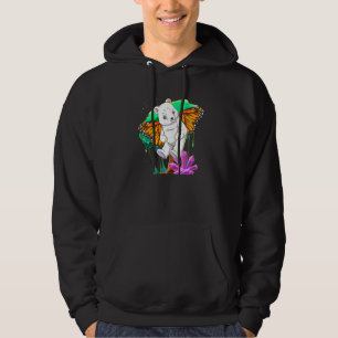 Arctic Animal  Insect Zoo Animal Butterfly Polar B Hoodie