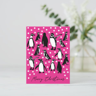 Arctic Animals Collection- Penguins Postcard