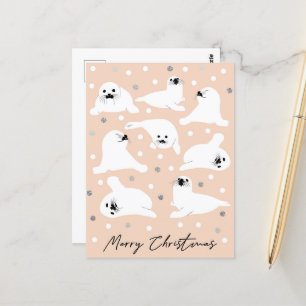 Arctic Animals Collection- Seals Postcard