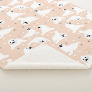 Arctic Animals Collection- Seals Sherpa Blanket