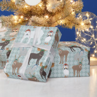 Arctic Animals in Winter Hats Christmas