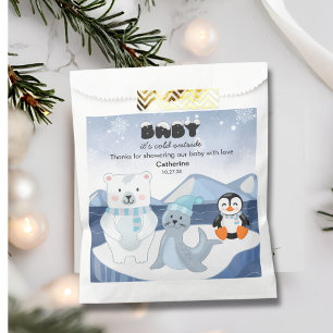 Arctic Animals Winter Wonderland Baby Shower Favour Bags