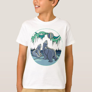 Arctic Art Kid's T-shirt Polar Bear Kid's Shirts