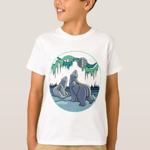 Arctic Art Kid's T-shirt Polar Bear Kid's Shirts