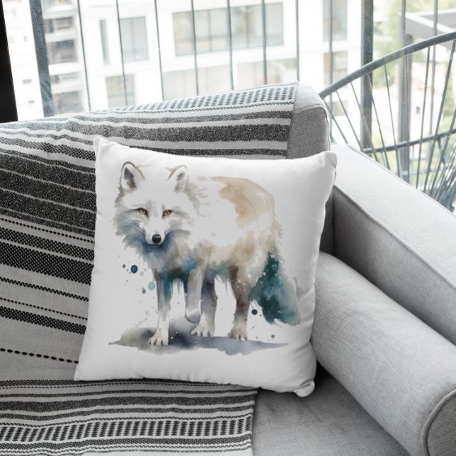 Arctic Beauty: Winter Fox Cushion (Creator Uploaded)