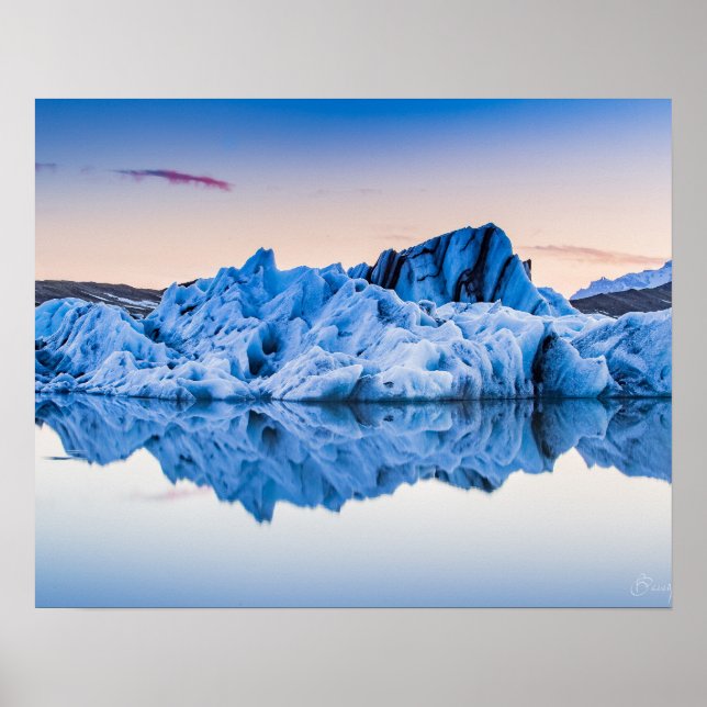 Arctic Blue Poster (Front)