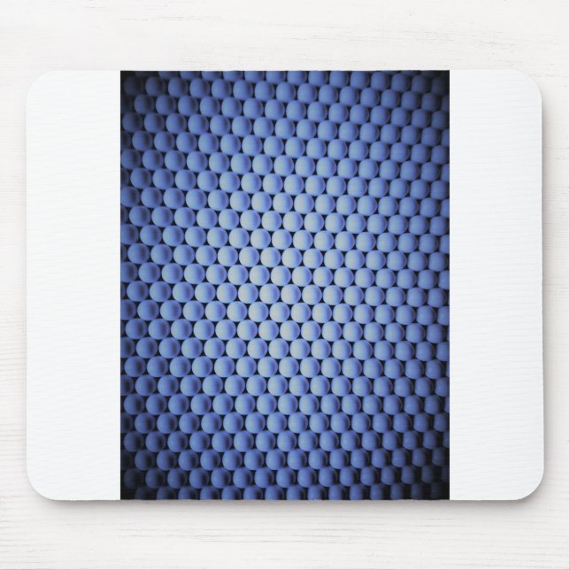 Arctic blue spheres mouse mat (Front)